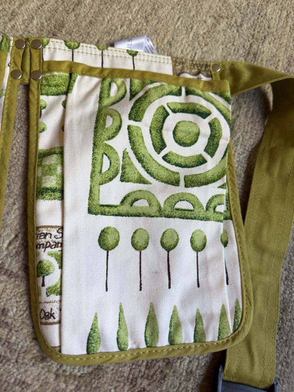 Ulster Weavers VTG Botanical Garden Tool Belt - Adjustable. UK Design Never used